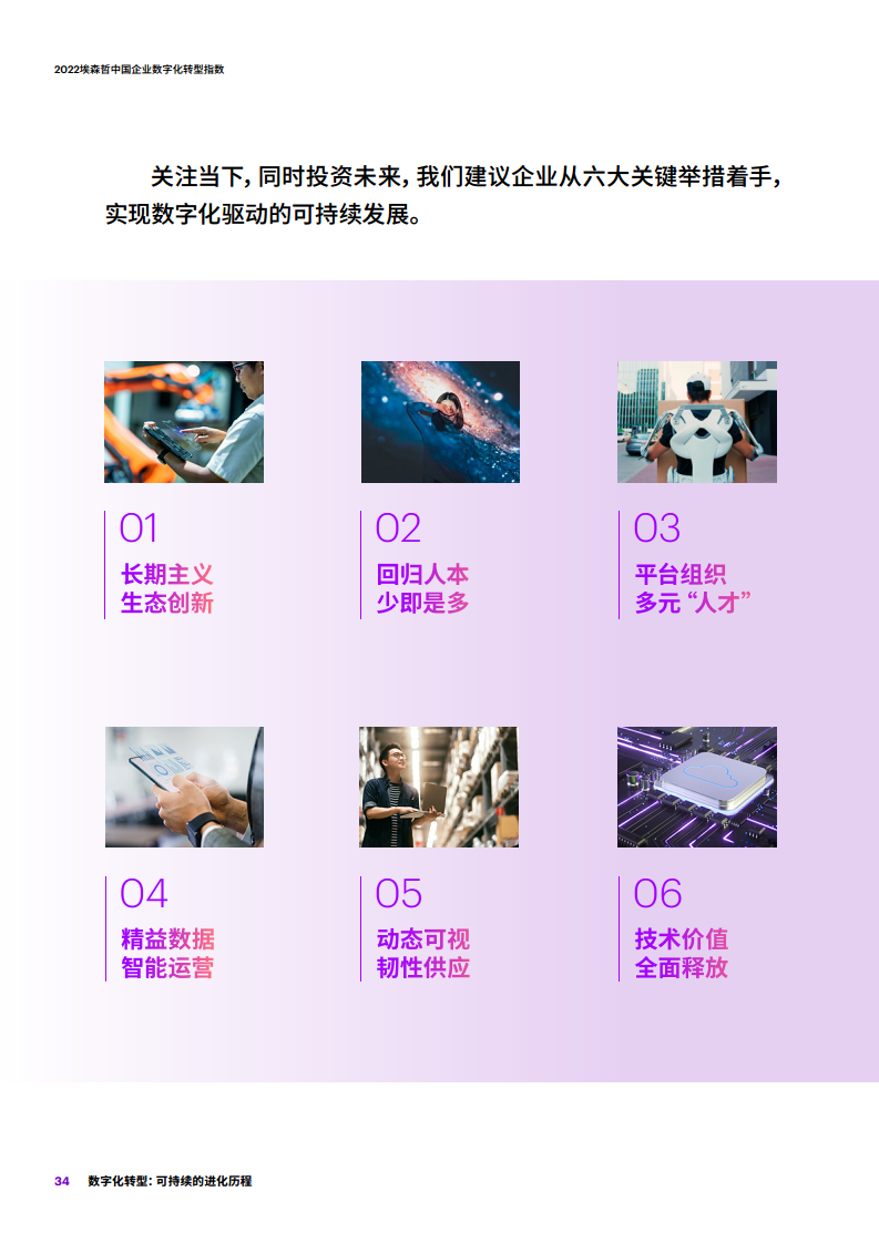 2022埃森哲中国企业数字化转型指数：数字化转型：可持续的进化历程图片