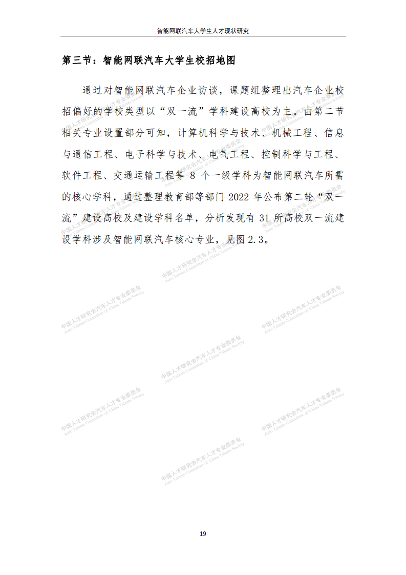 智能网联汽车大学生人才现状研究图片