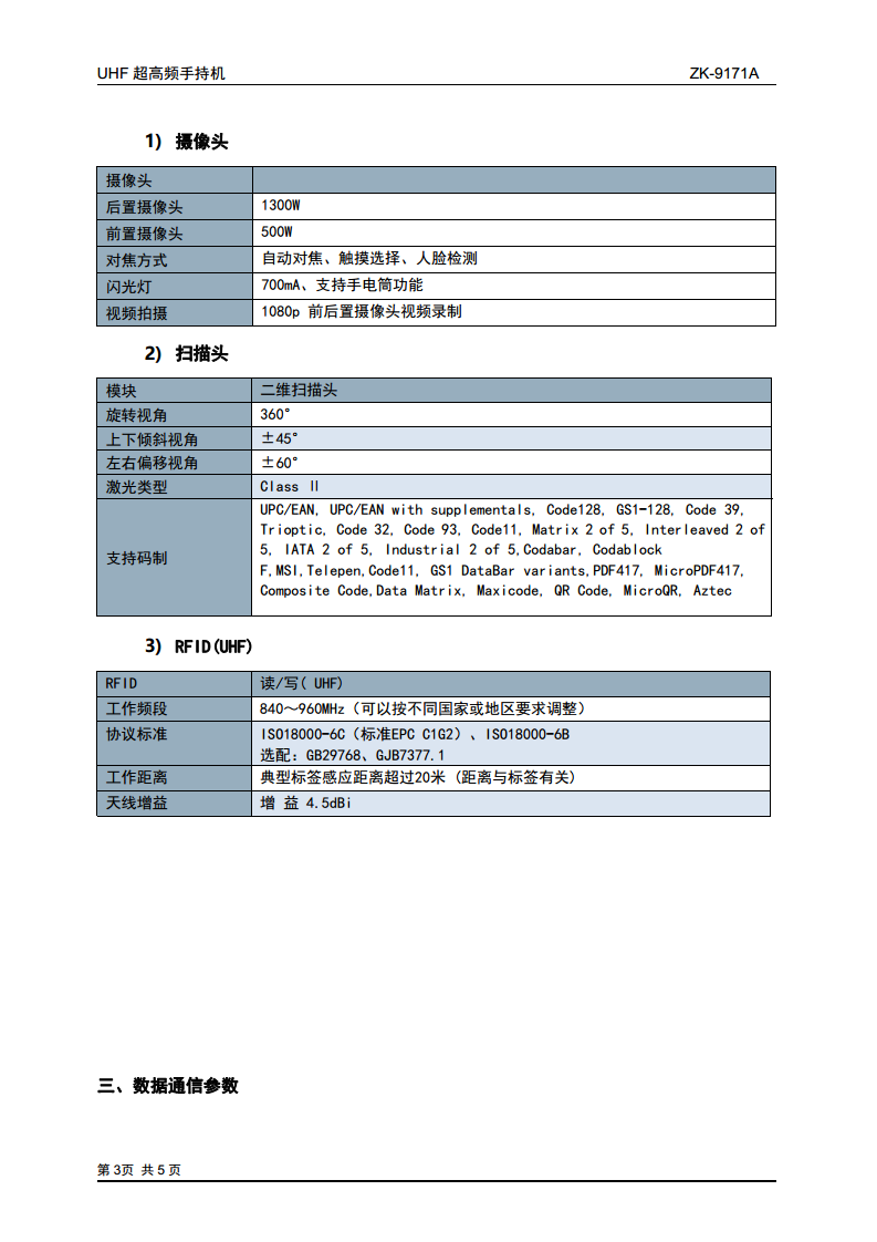 UHF超高频手持机图片