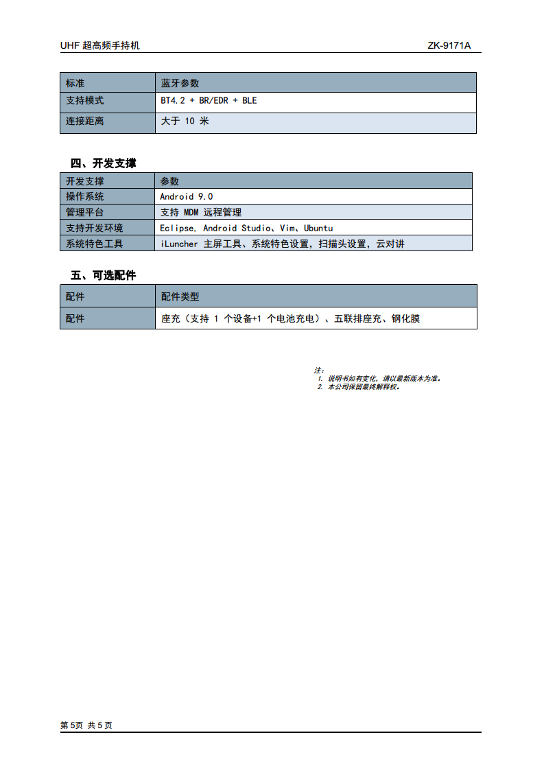 UHF超高频手持机图片