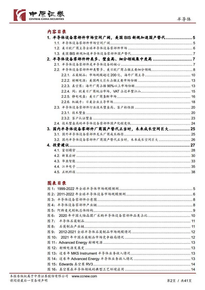半导体行业深度分析：半导体设备零部件赛道坡长垒高，国产替代正当时图片