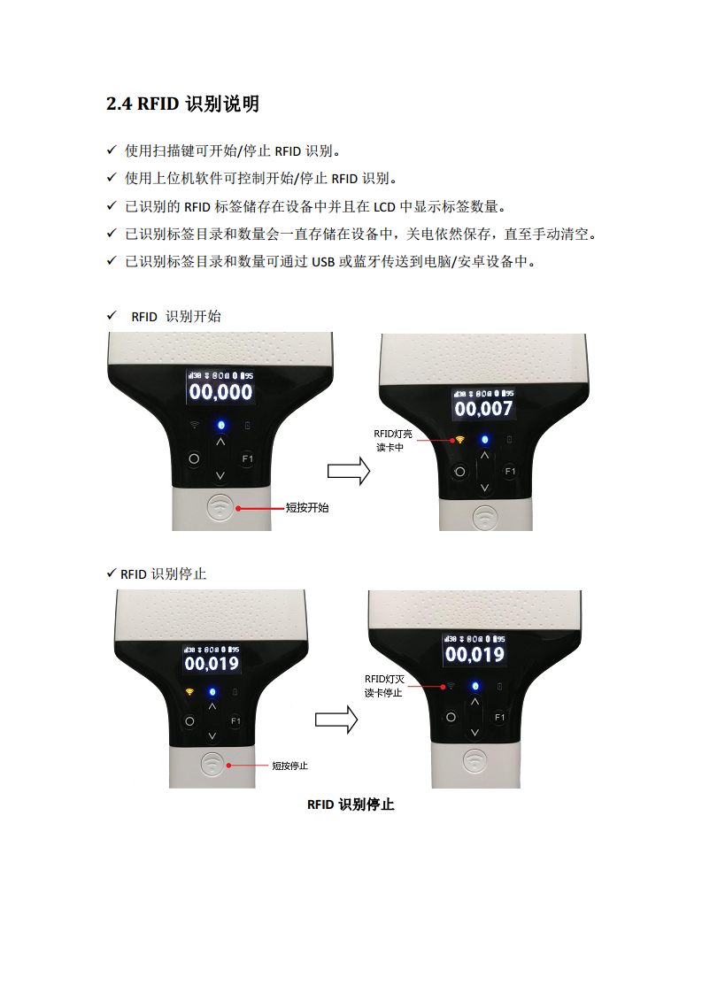 超高频蓝牙手持终端拍子图片