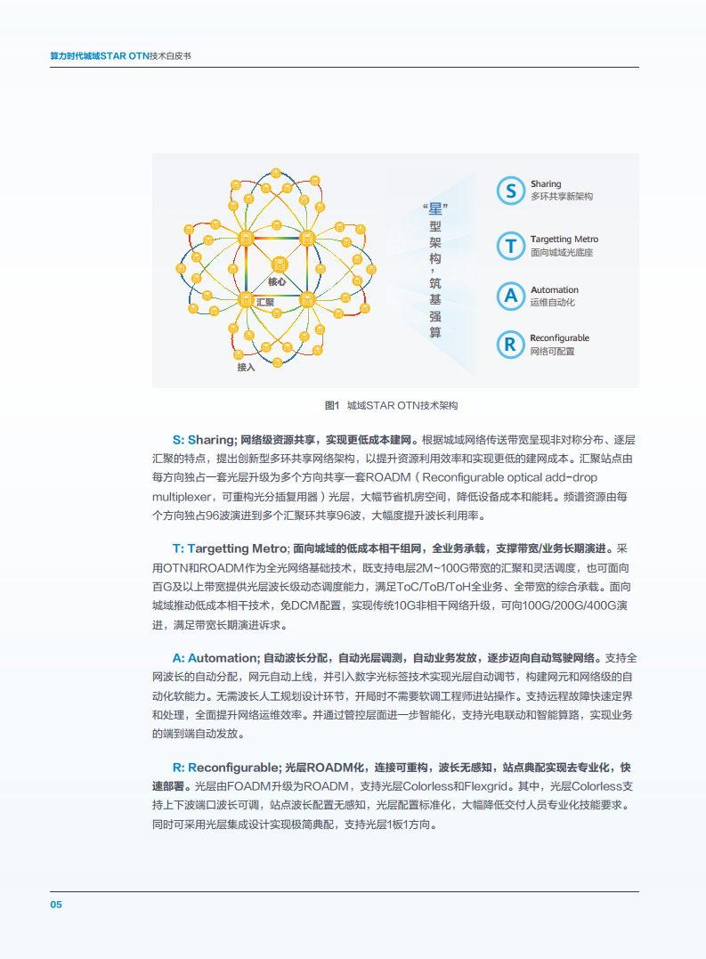 算力时代城域STAR OTN技术白皮书图片