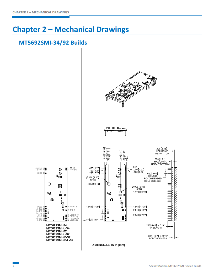 代理美国Multitech调制解调器MT5692SMI-L-92.R1图片