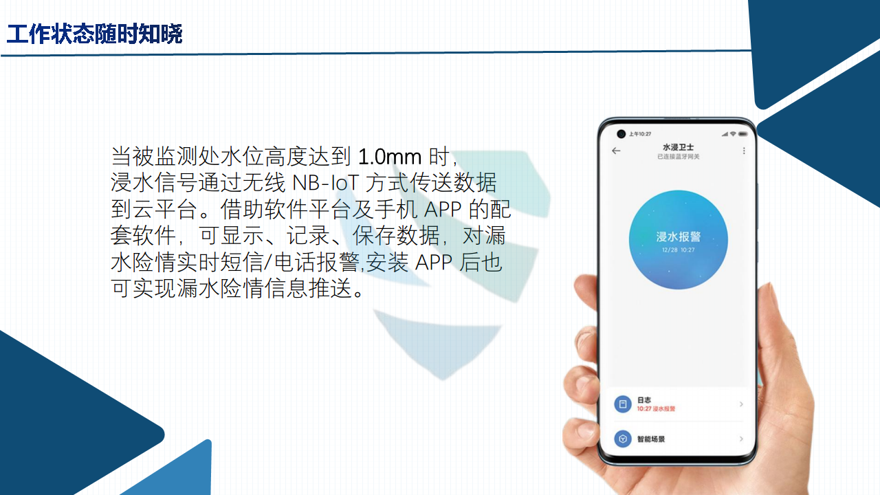 ZA-A-80P 智能水浸传感器图片