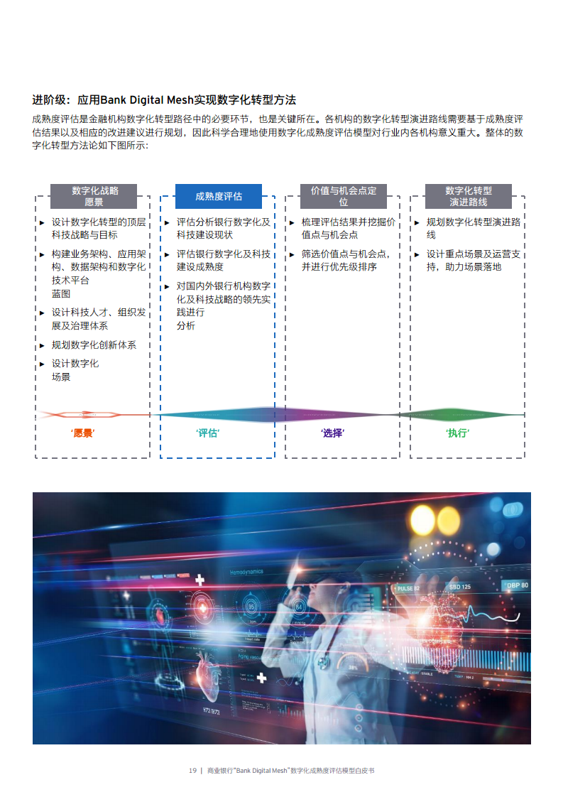 商业银行“Bank Digital Mesh”数字化成熟度评估模型白皮书图片