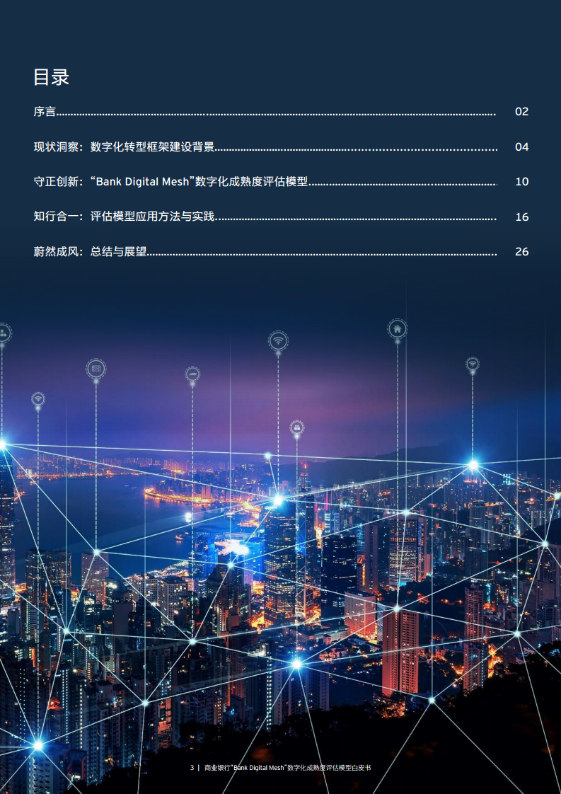 商业银行“Bank Digital Mesh”数字化成熟度评估模型白皮书图片
