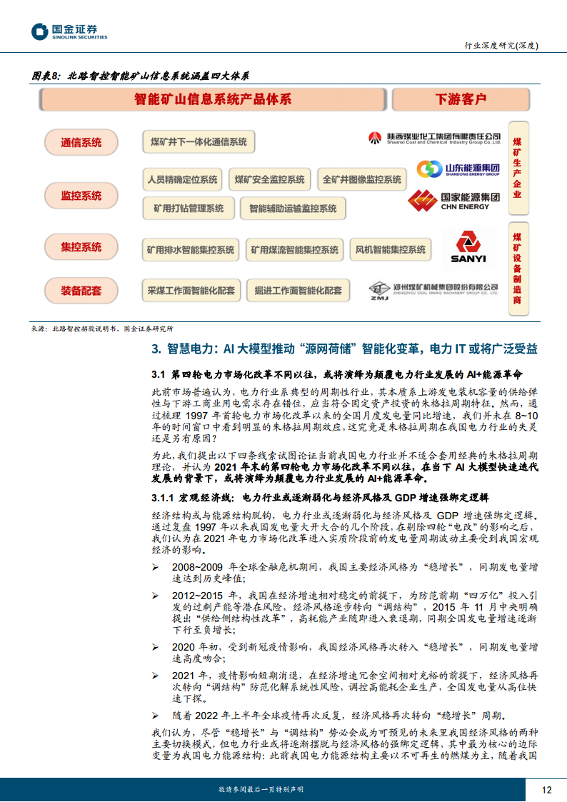 AI应用端行业研究：赋能千行百业，AI+矿山、AI+电力助力能源改革图片