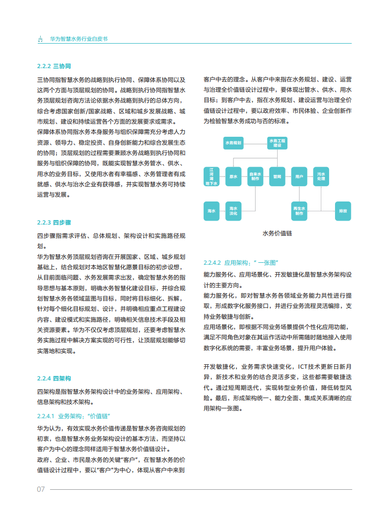 华为智慧水务行业白皮书V1.0图片
