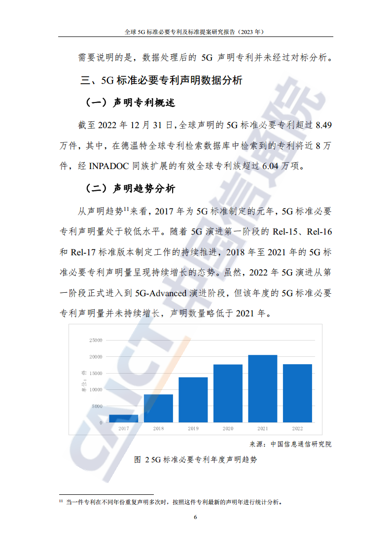 全球5G标准必要专利及标准提案研究报告（2023年）图片