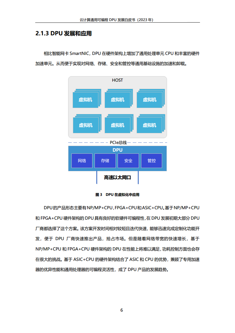 2023中国移动云计算通用可编程DPU发展白皮书图片