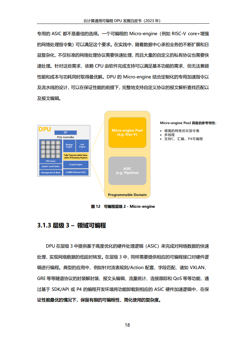 2023中国移动云计算通用可编程DPU发展白皮书图片
