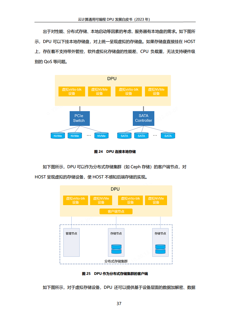 2023中国移动云计算通用可编程DPU发展白皮书图片