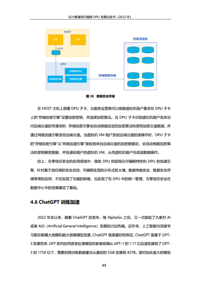 2023中国移动云计算通用可编程DPU发展白皮书图片