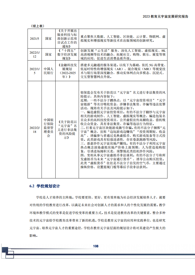 2023教育元宇宙发展研究报告图片