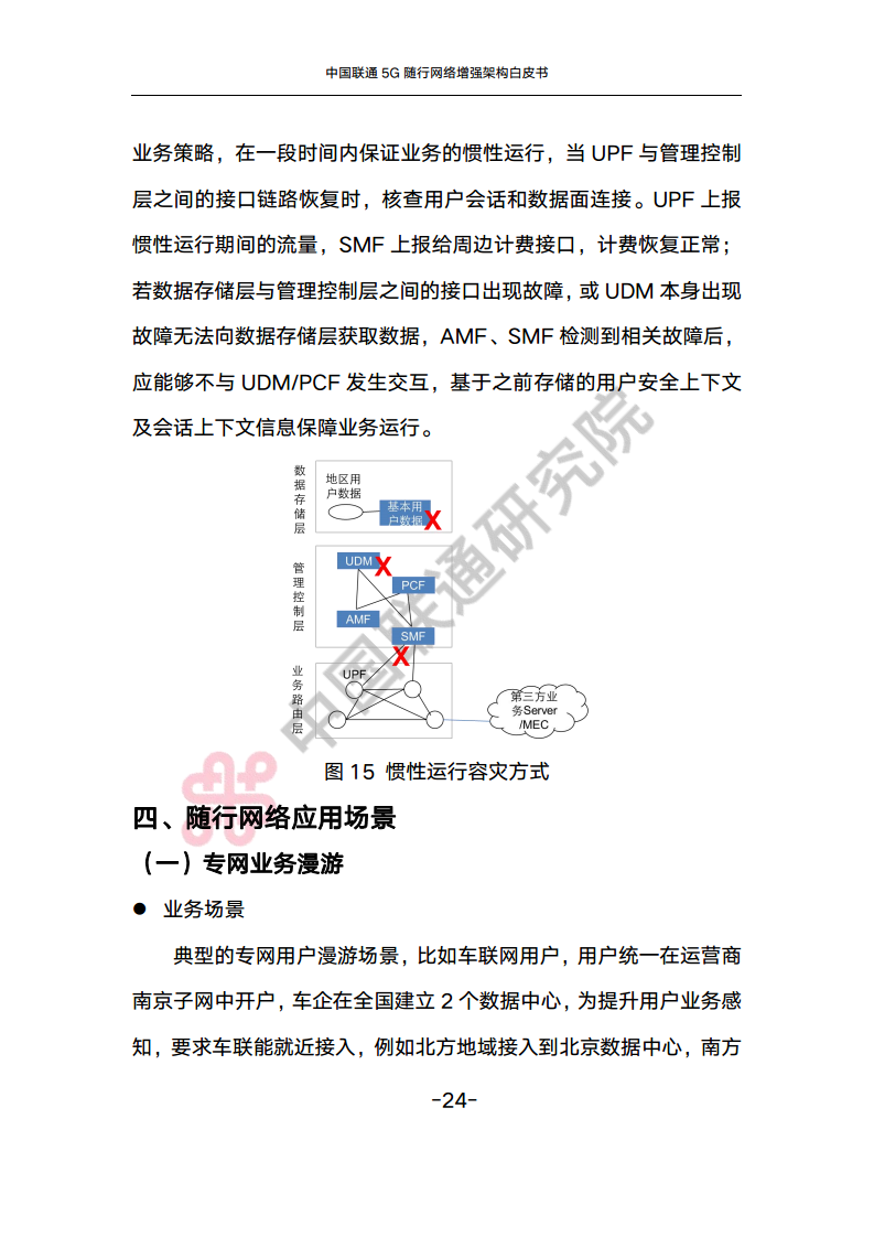 中国联通5G随行网络增强架构白皮书图片