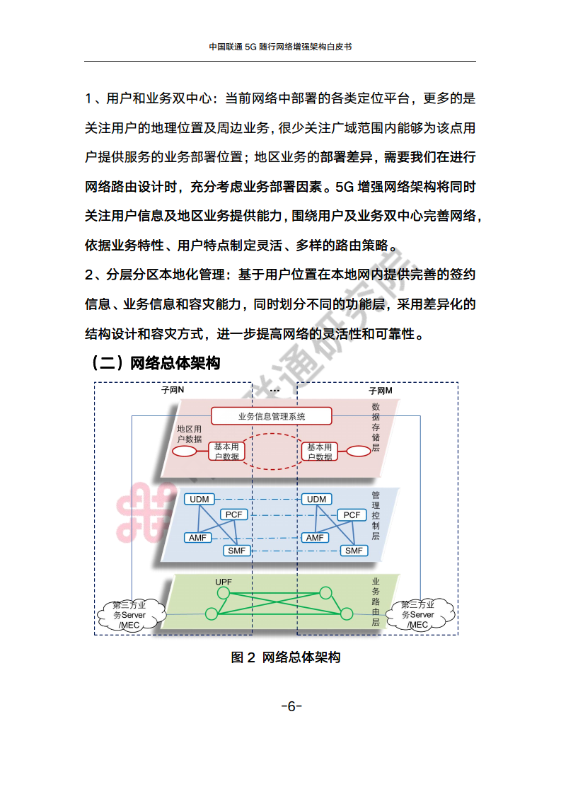 中国联通5G随行网络增强架构白皮书图片