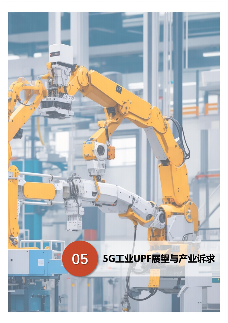 5G工业UPF（OT-UPF）白皮书图片