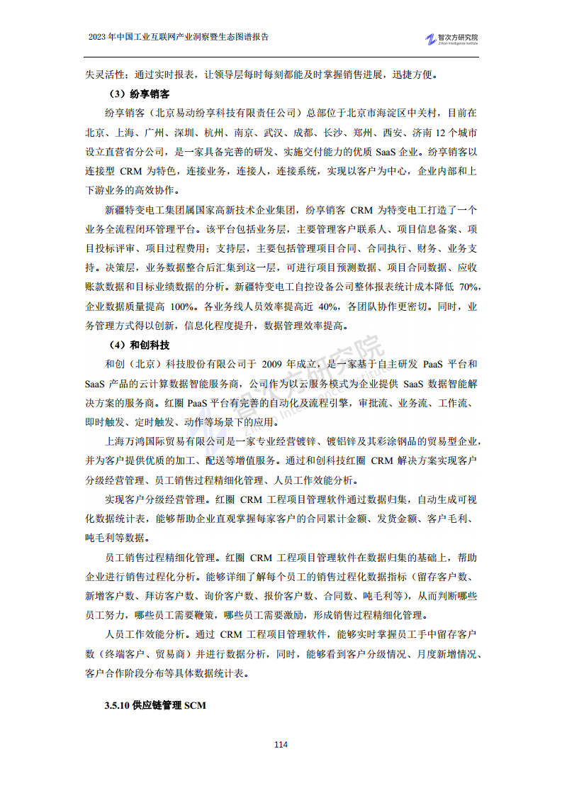 2023中国工业互联网产业洞察暨生态图谱报告图片