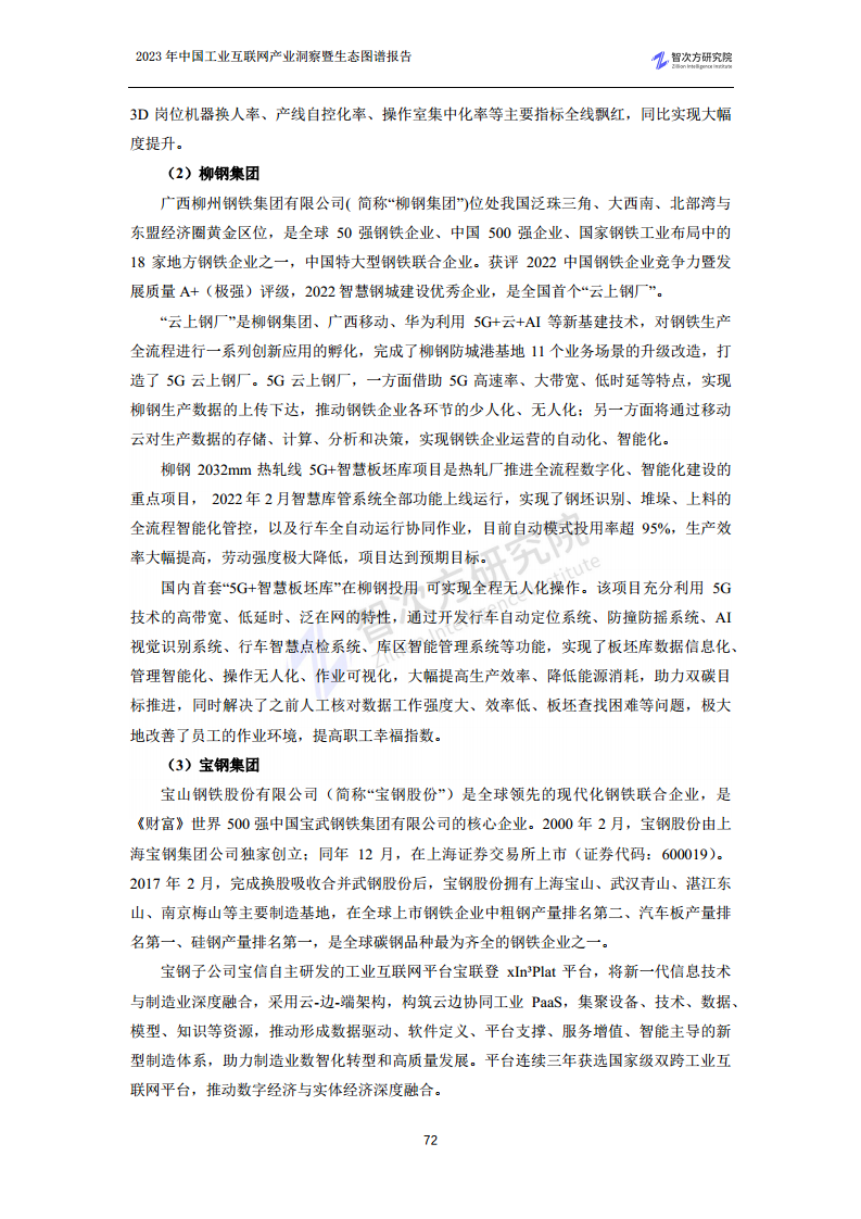 2023中国工业互联网产业洞察暨生态图谱报告图片