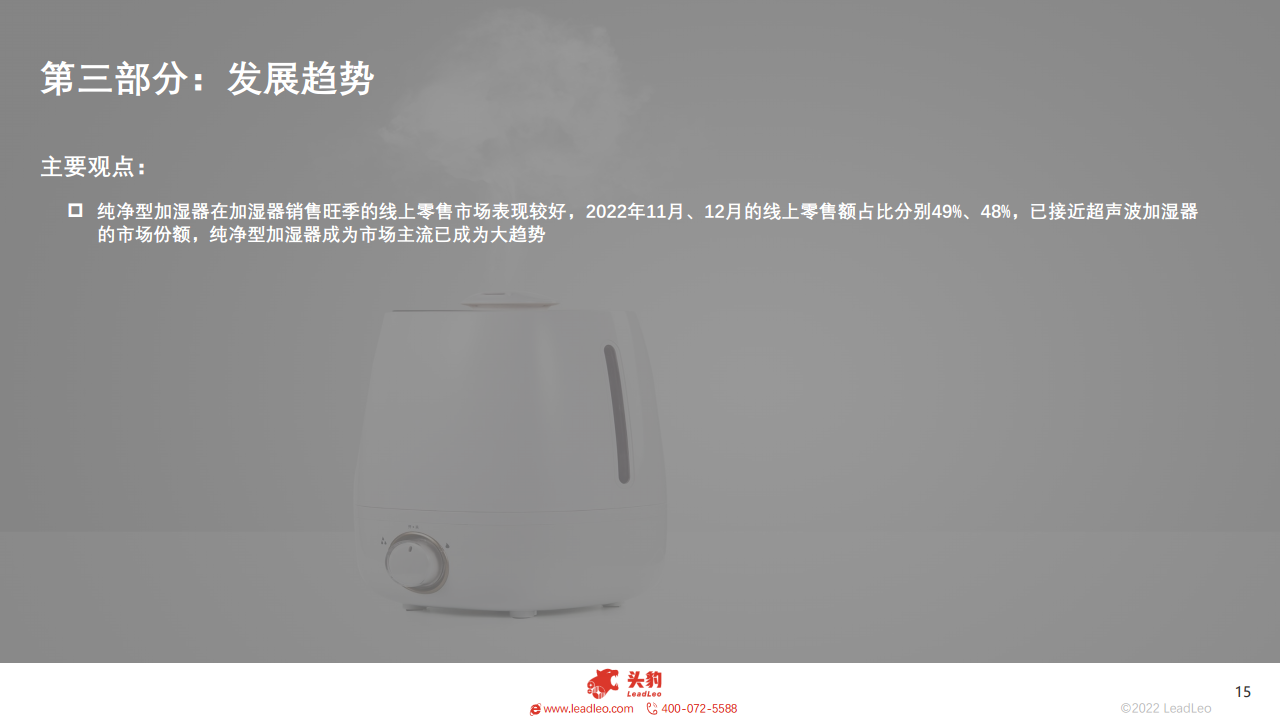 2023年智能家居系列：中国加湿器行业研究图片