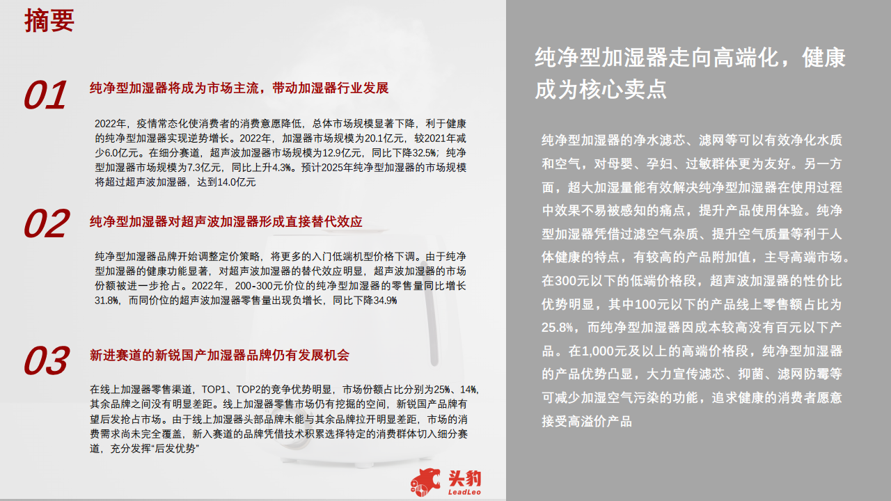 2023年智能家居系列：中国加湿器行业研究图片