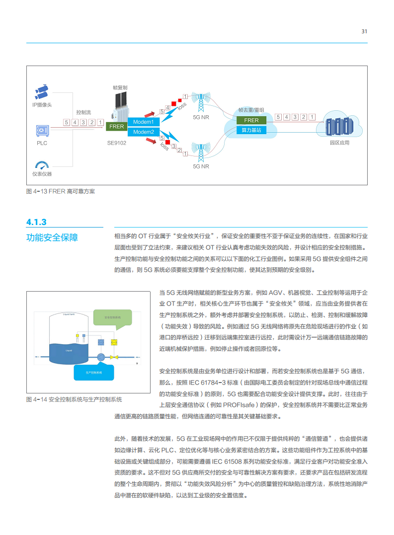 5G工业现场网白皮书图片