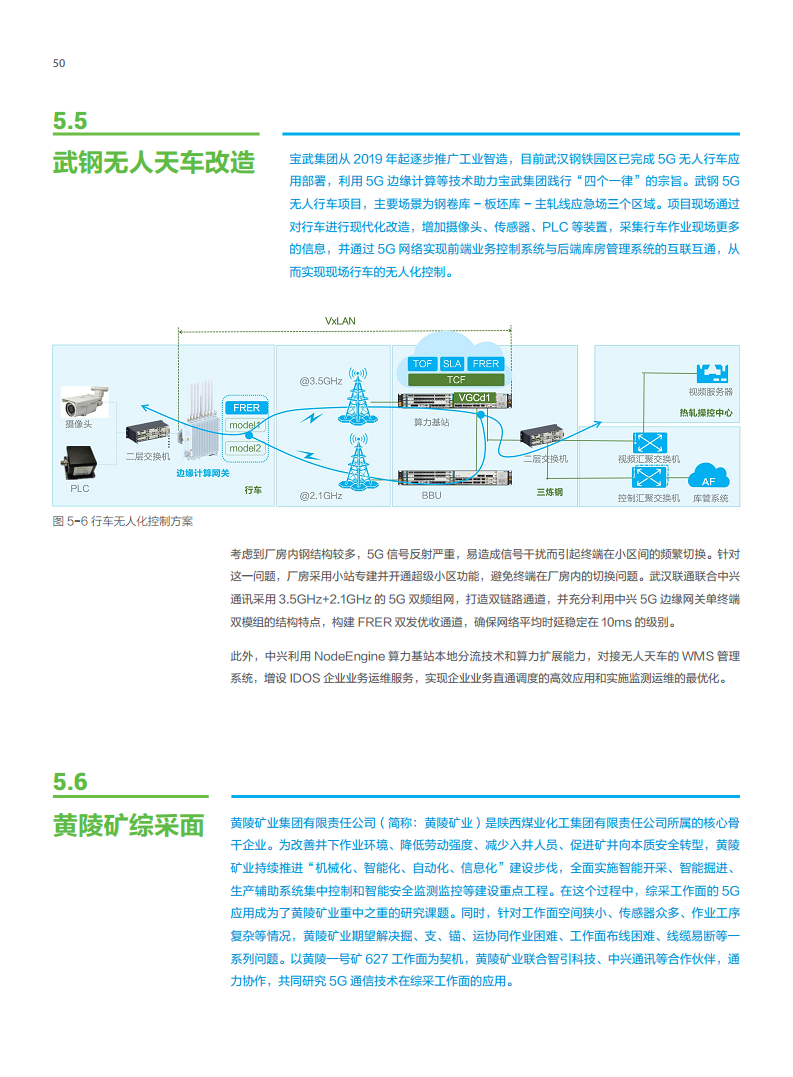 5G工业现场网白皮书图片