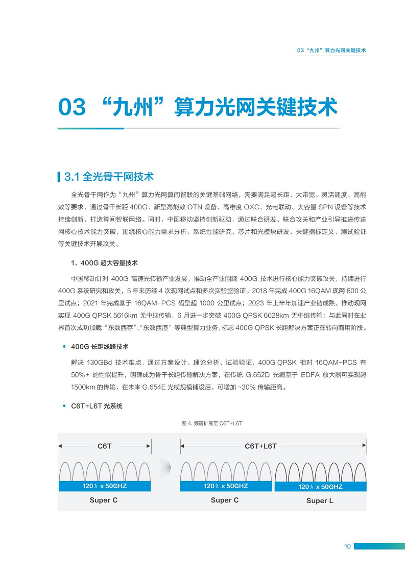 “九州”算力光网目标架构白皮书图片