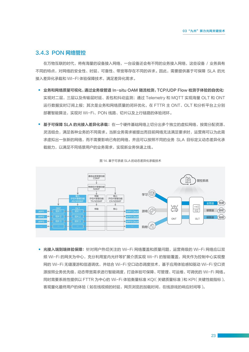“九州”算力光网目标架构白皮书图片