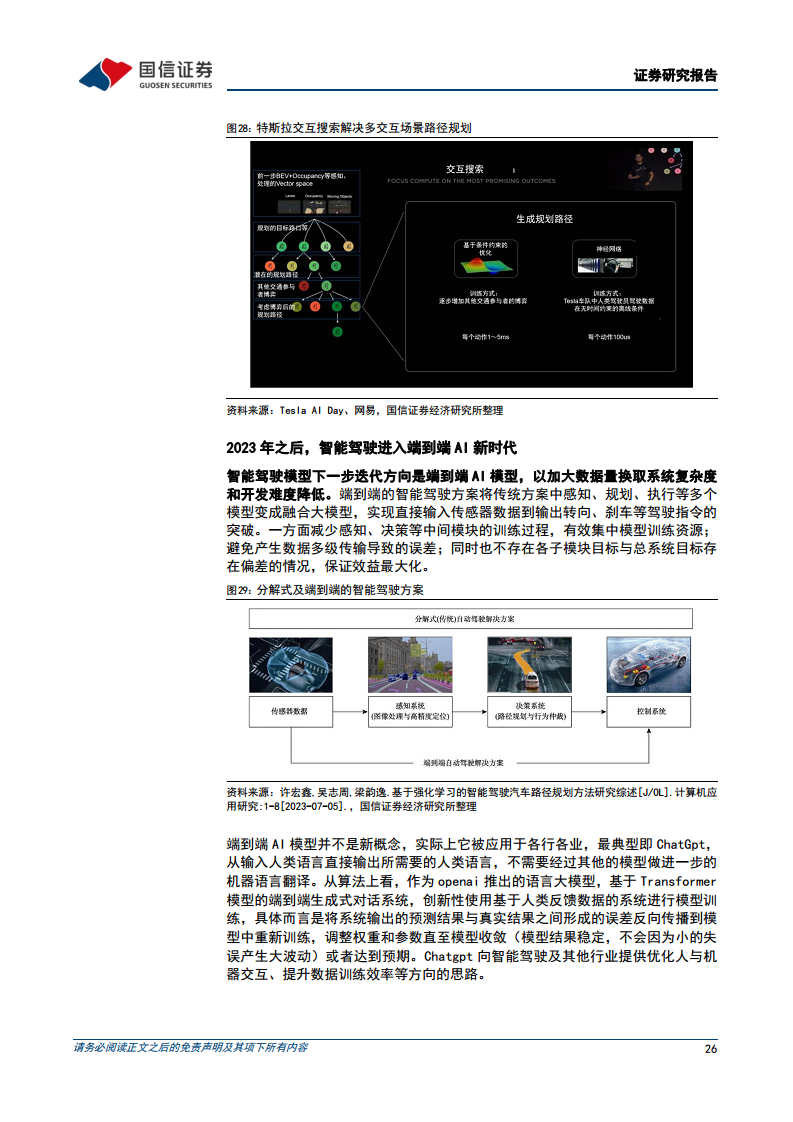 智能驾驶行业专题：算法篇：AI赋能背景下看汽车智能驾驶算法的迭代图片