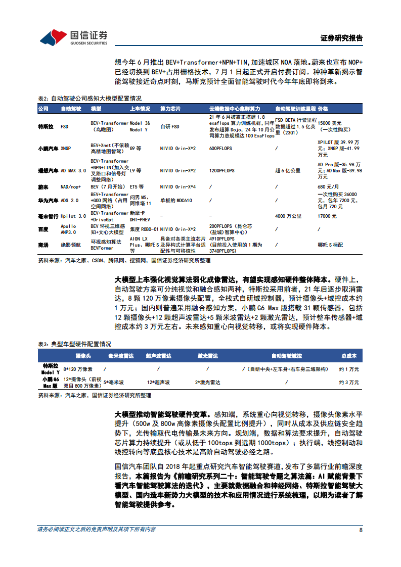 智能驾驶行业专题：算法篇：AI赋能背景下看汽车智能驾驶算法的迭代图片