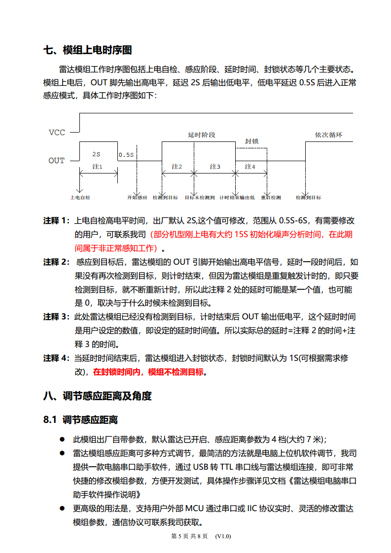 雷达感应模组RAD-06-0740图片