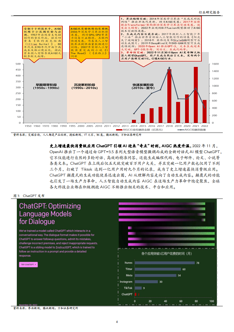 计算机行业专题：ChatGPT引领AI迎来“奇点”时刻，把握AIGC应用端新机遇图片
