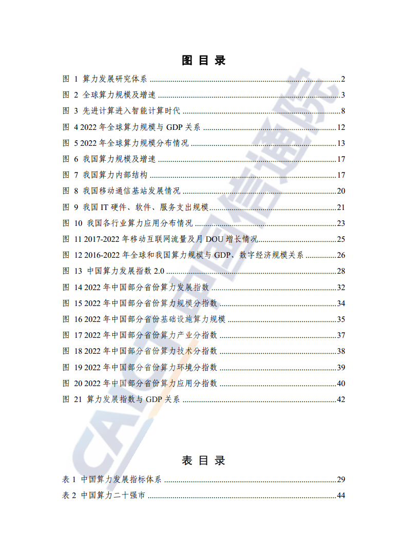 中国算力发展指数白皮书（2023年）图片