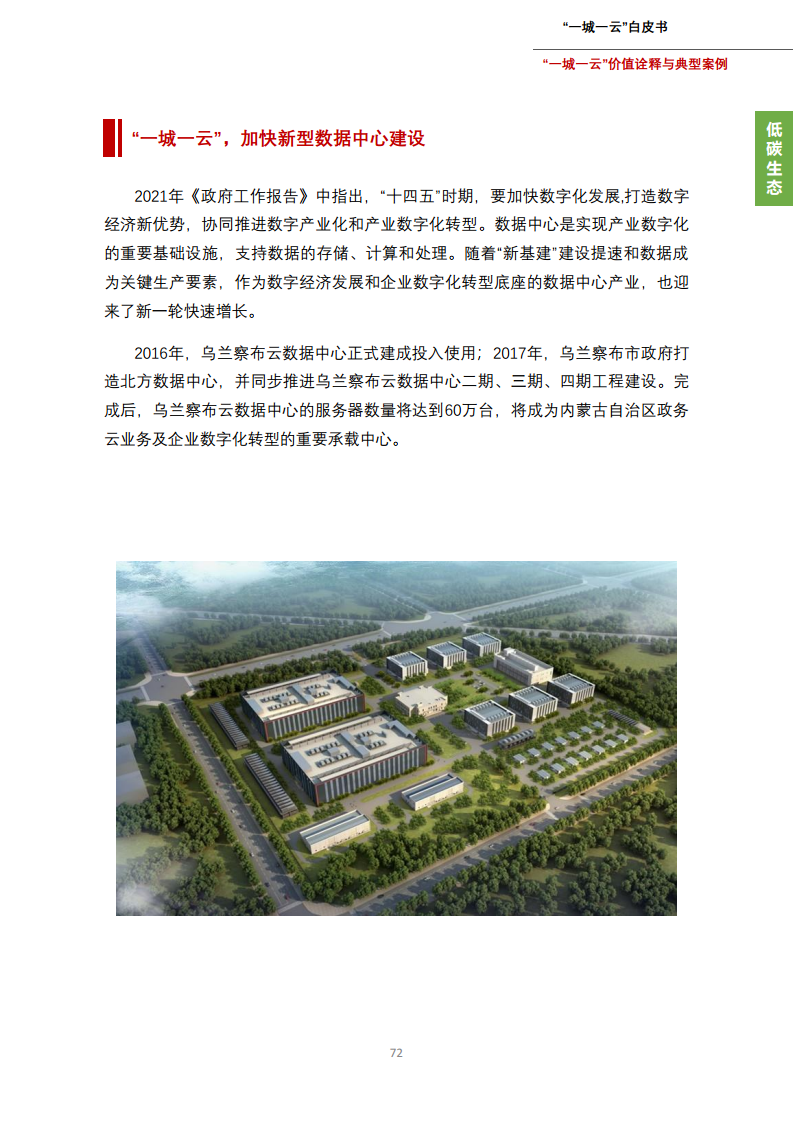 一城一云服务城市高质量发展白皮书图片