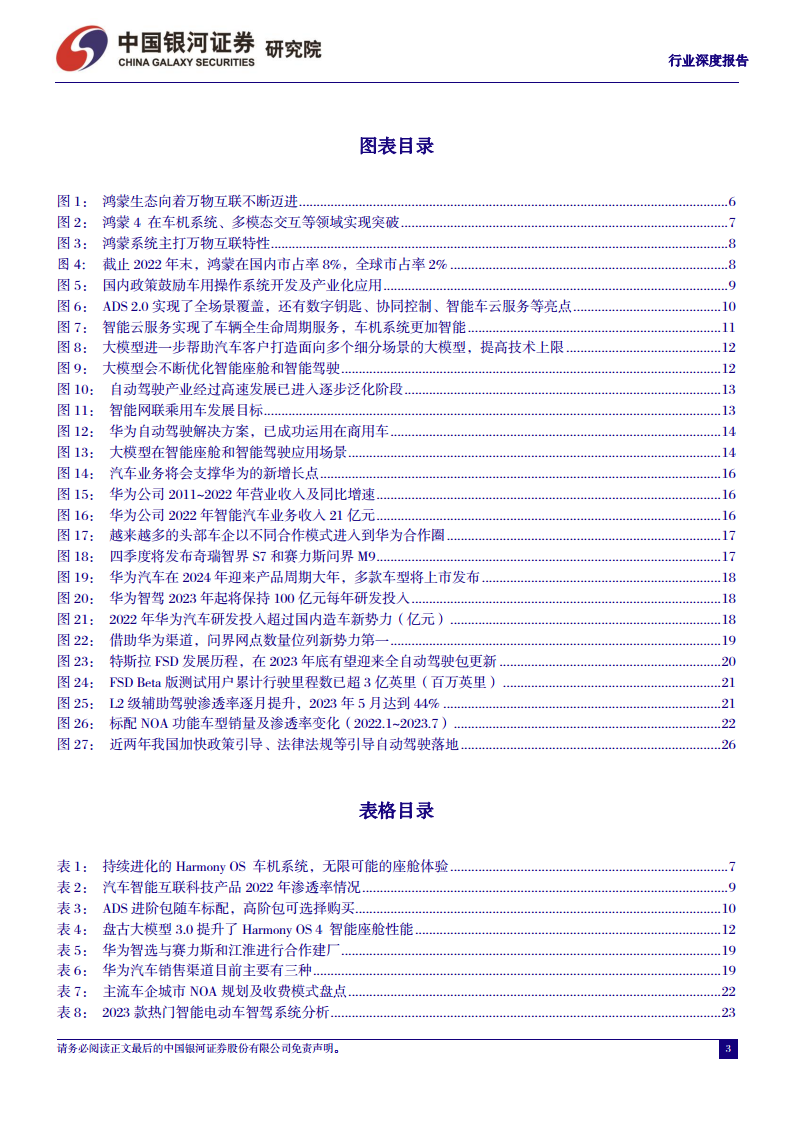 汽车行业深度报告：从鸿蒙OS4看华为智能汽车，加速推进智能交互和自动驾驶图片