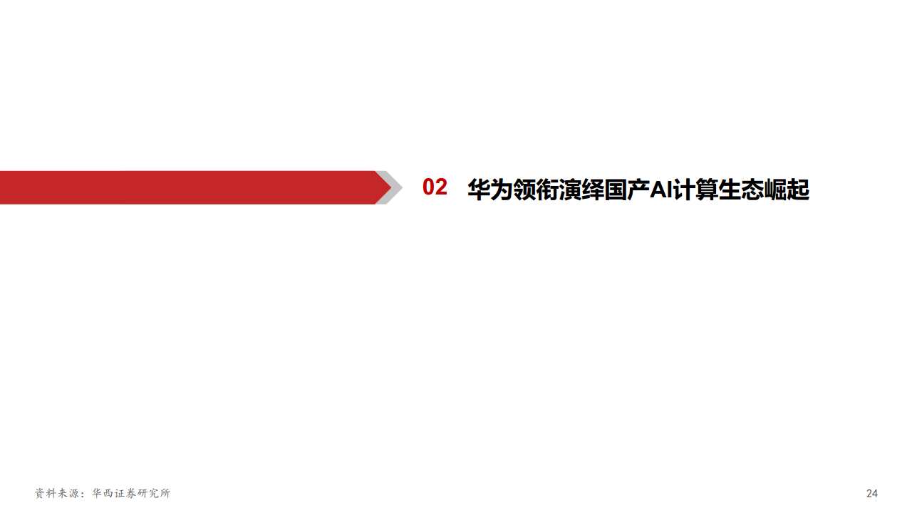 AIGC行业深度报告（11）：华为算力分拆：全球AI算力的第二极图片