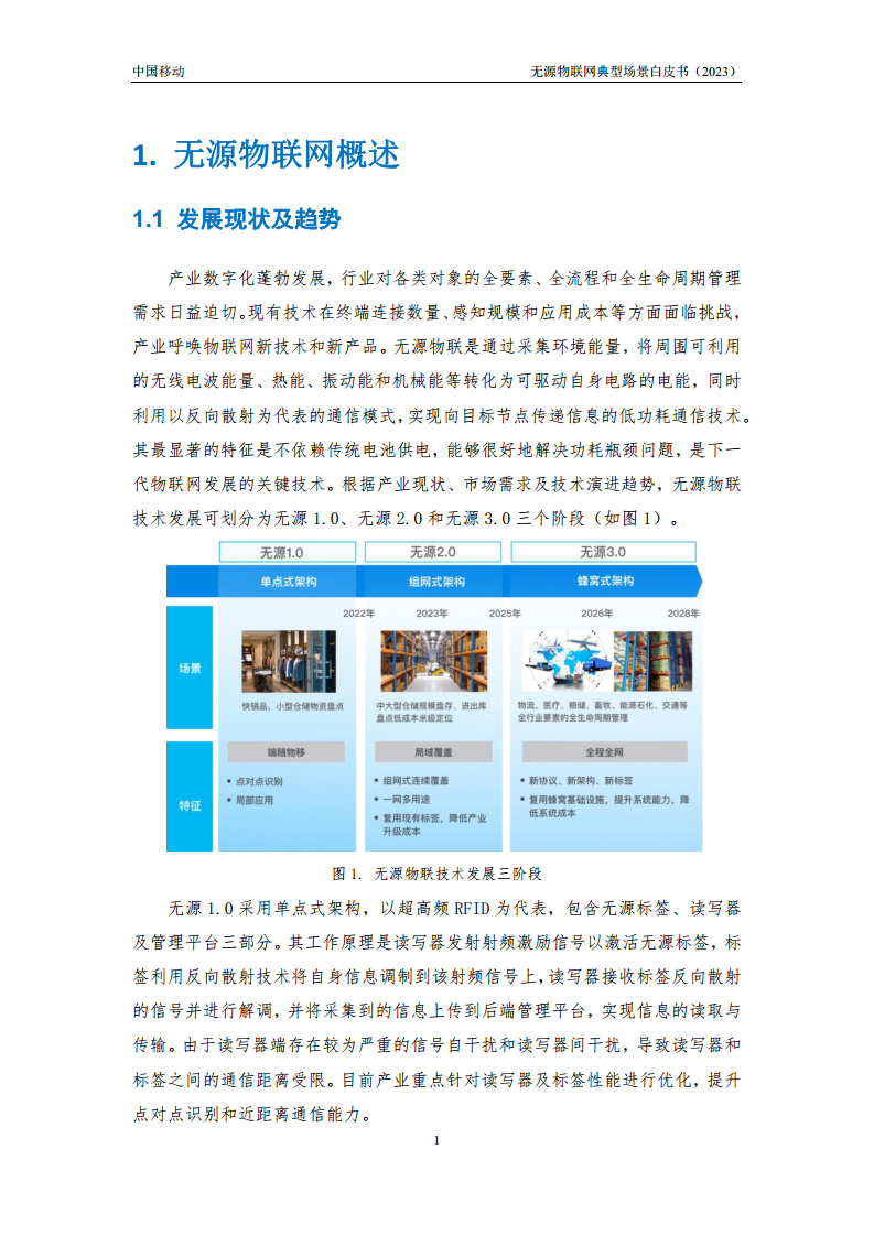 无源物联网典型场景白皮书（2023）图片