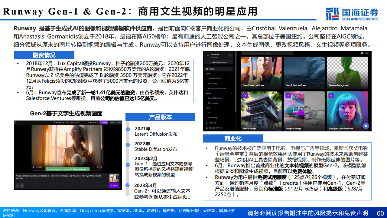 AIGC专题报告：从文生图到文生视频——技术框架与商业化图片