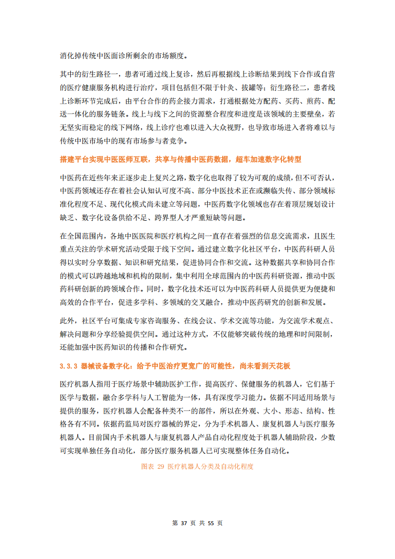 2023中医数字化行业研究报告图片