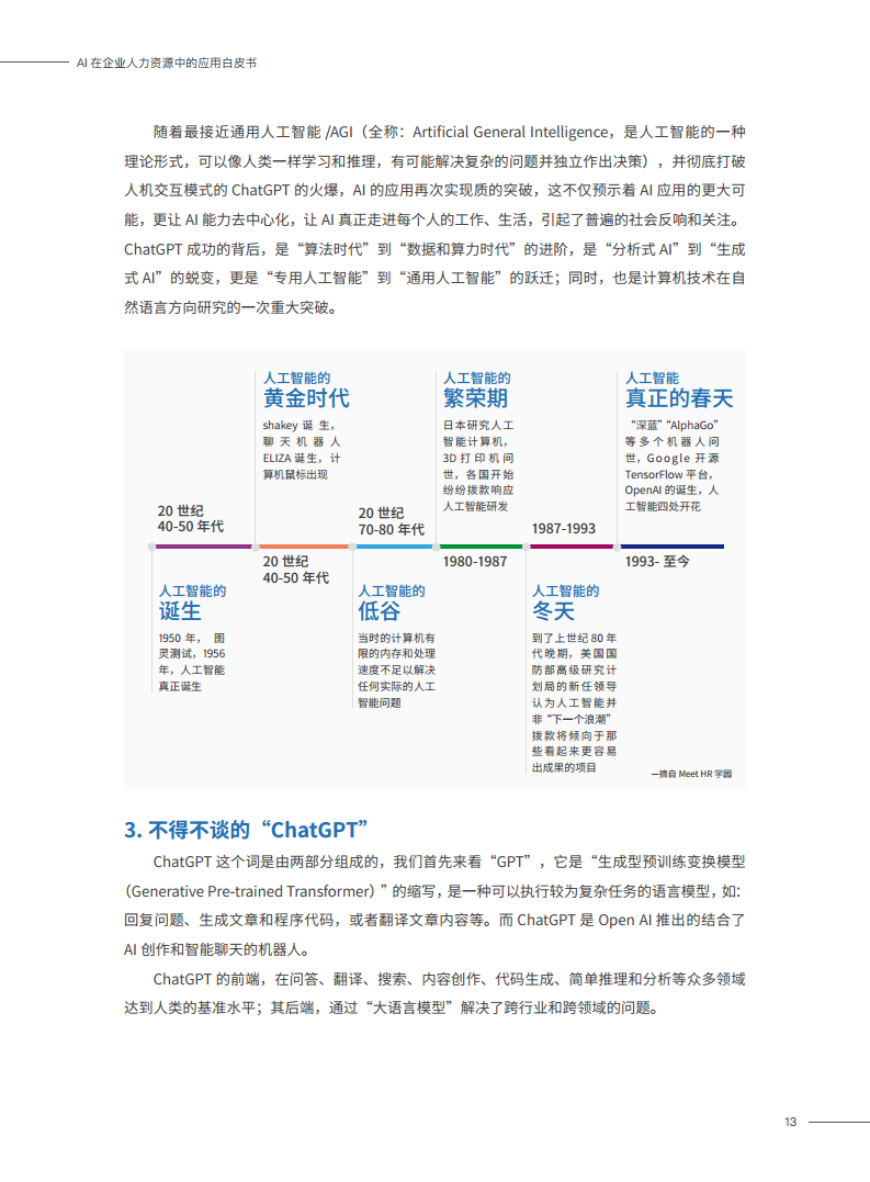 2023AI在企业人力资源中的应用白皮书图片