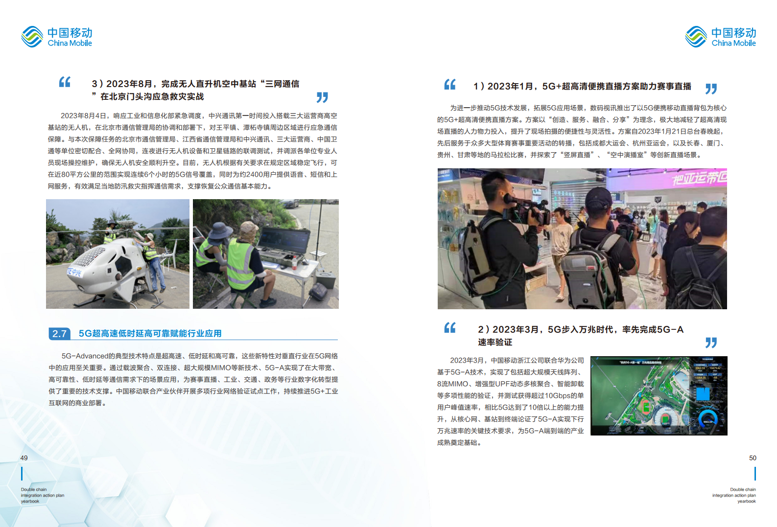 5G-Advanced “创新链-产业链”双链融合行动计划年鉴（2023年版）图片