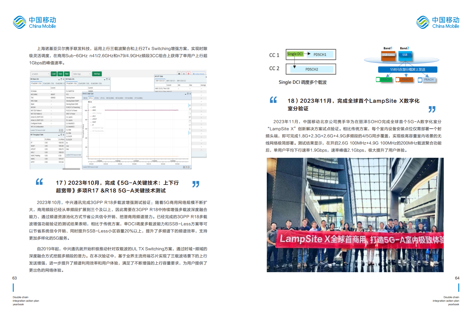 5G-Advanced “创新链-产业链”双链融合行动计划年鉴（2023年版）图片