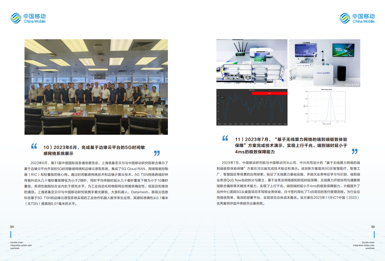 5G-Advanced “创新链-产业链”双链融合行动计划年鉴（2023年版）图片