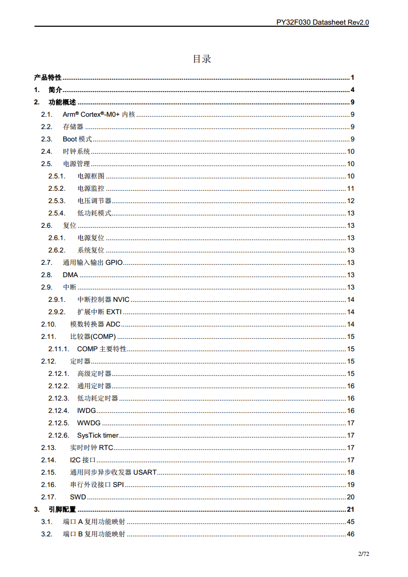 PY32F030单片机图片