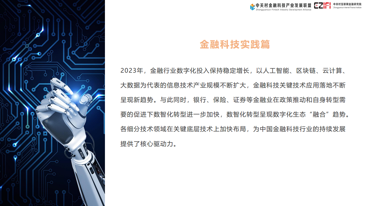 中国金融科技和数字金融发展报告（2024）图片