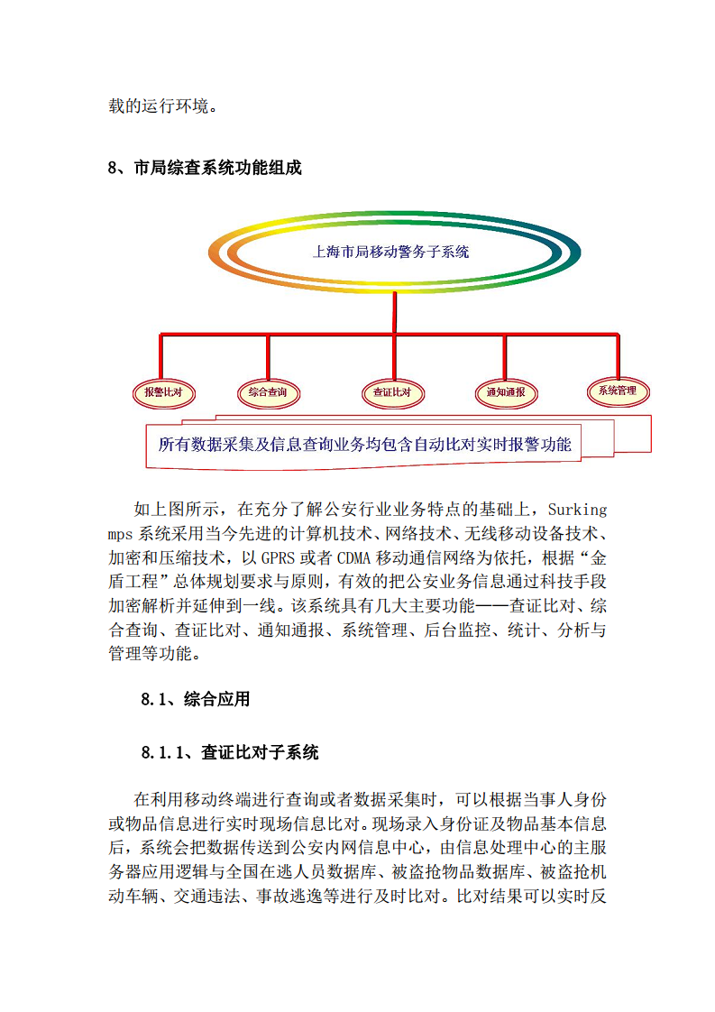 上海市公安局移动警务系统建设方案图片