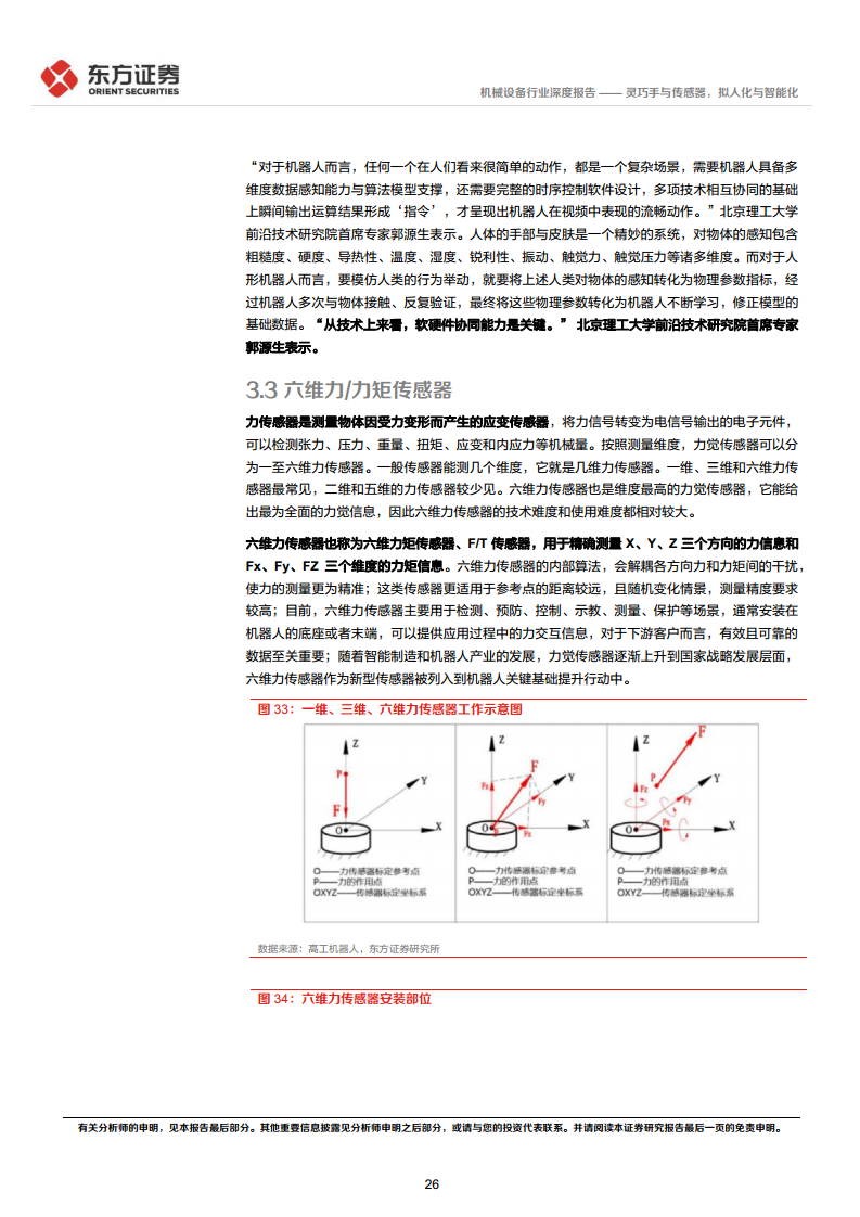 人形机器人系列报告：灵巧手与传感器，拟人化与智能化-东方证券图片