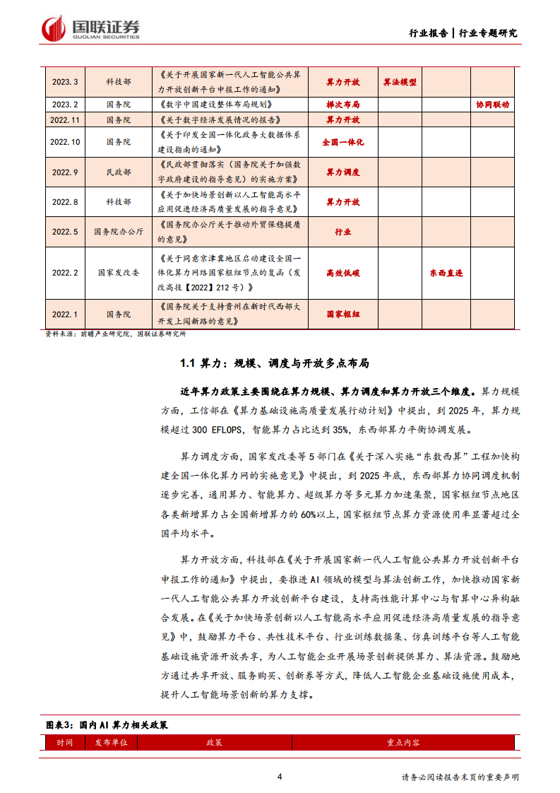 通信行业专题研究：夯实算力基础，助力AI产业发展图片
